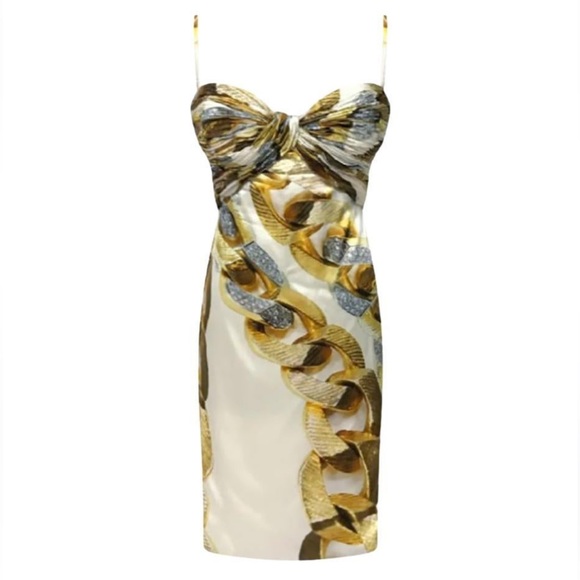 Roberto Cavalli Silk Mini Dress - Picture 1 of 8